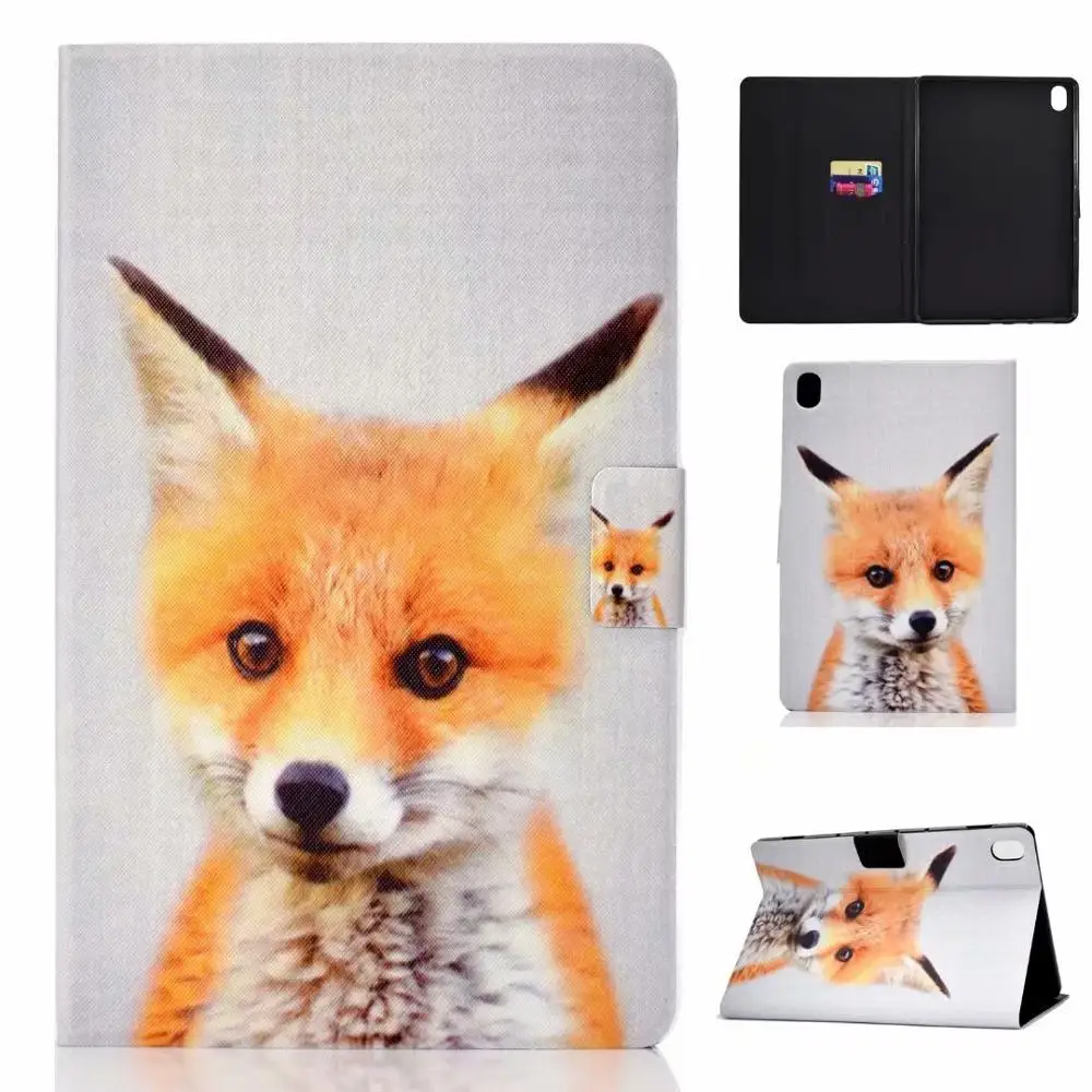13 Lovely Children Cartoon PU Leather Magnet Smart Tablet Case for Huawei Mediapad M6 10.8 Inch Flip Stand Cover Funda+Pen - Цвет: 13