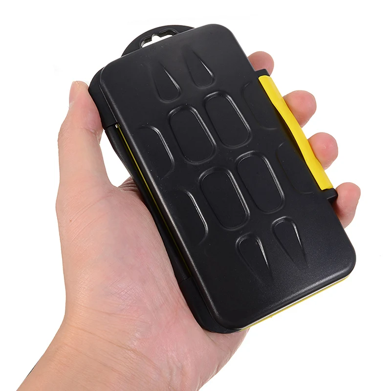 1PC Storing Case Micro SD/TF Cards Holder Portable Storage Box Card Protecting Placing Boxs Waterproof ABS 12 Slots