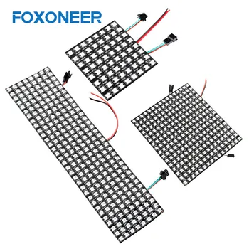 

Dream Color 5V WS2812B 2812 Digital Flexible LED Programmed Pixel Screen Individually Addressable 5050 RGB 64 256 Pixels Strip