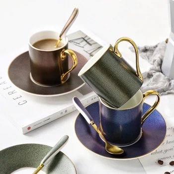 

BONE CHINA COFFEE CUP MILK MUG LARGE CAPACITY WATER CUP OFFICE COFFEE MUG TEACUP BREAKFAST CUP BIRTHDAY GIFT HOME DRINKWARE