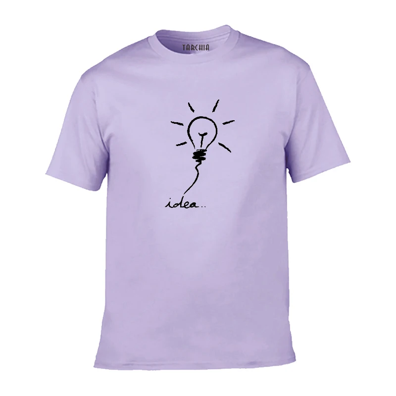 TARCHIA Новое поступление бесплатная доставка футболка Idea светильник хлопковые