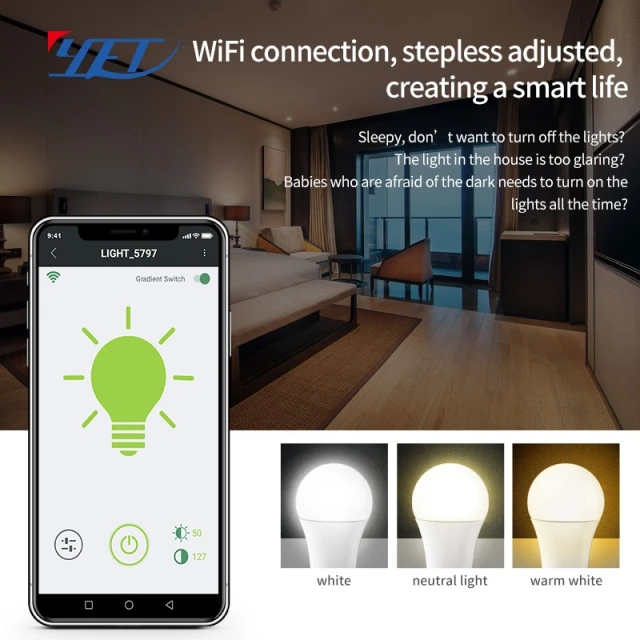 Wifi умная лампа E27W