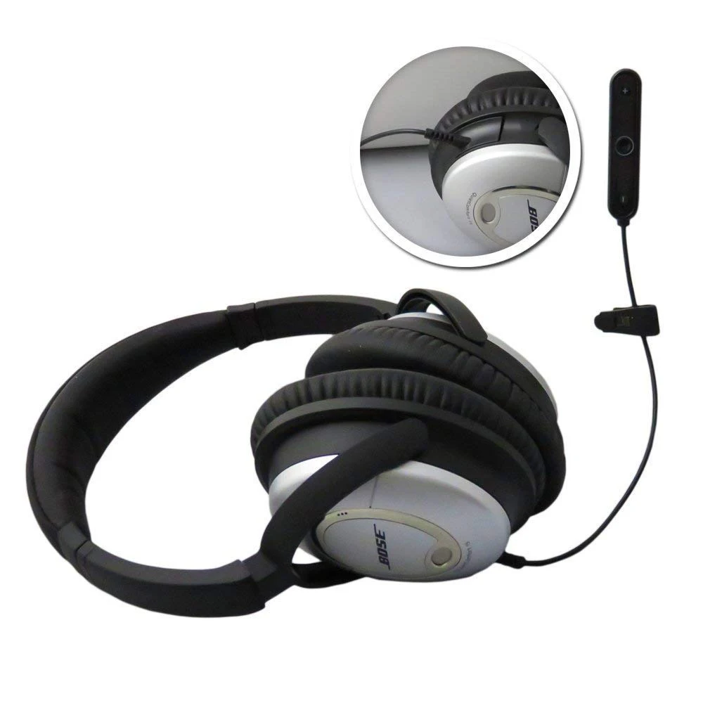 Bluetooth 5 0 Stereo Audio Adapter Wireless Handsfree Receiver For Bose Quiet Comfort QuietComfort QC 15 2 QC15 QC2 Headphones
