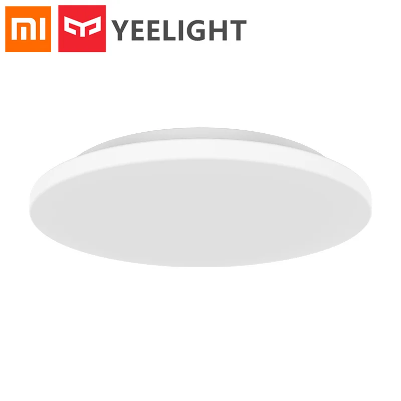 MI Mijia Yeelight светодиодный потолочный светильник пульт дистанционного управления 24 Вт 3 передач Регулируемый пылезащитный потолочный светильник для гостиной спальни