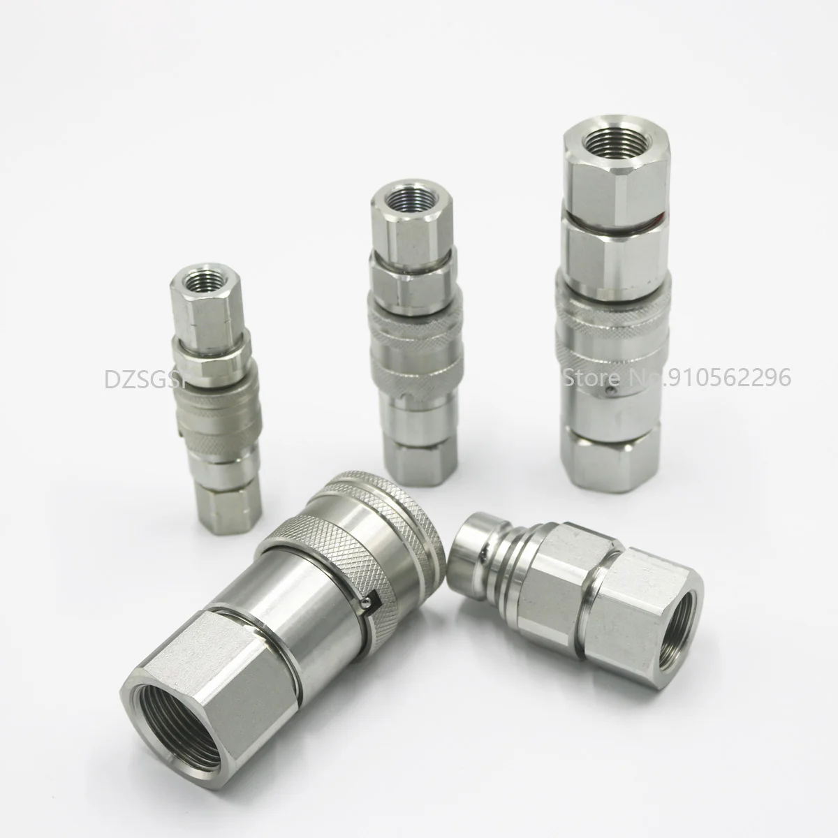 1/4 3/8 1/2 3/4 1 BSP/ NPT резьба плоское лицо быстрое соединение гидравлические