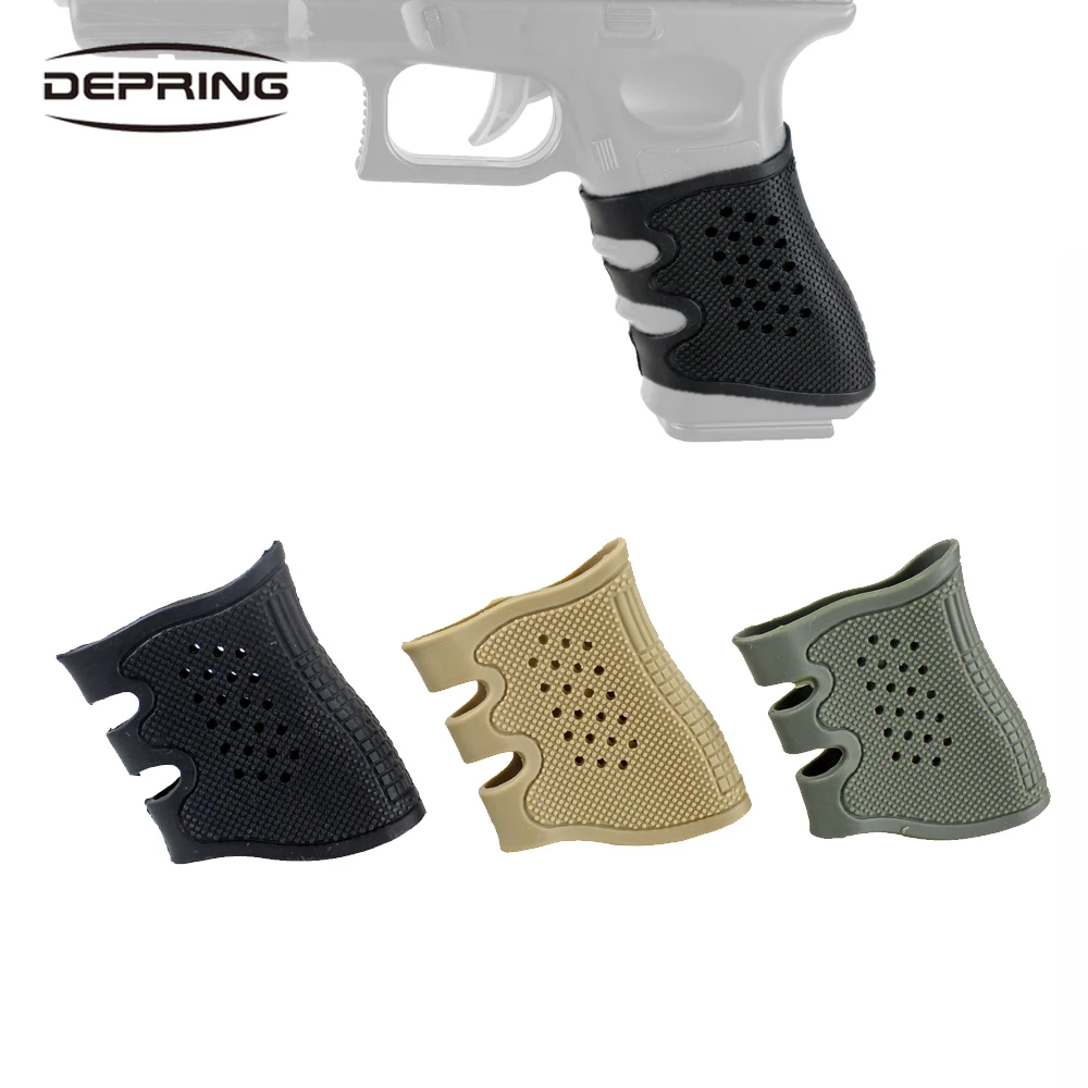 

Gun Holster Tactical Pistol Rubber Grip Sleeve Cover Anti-slip for Stretch for Glock 17 19 20 21 22 23 25 31 32 34 35 37 38 41