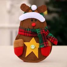 Счастливый Рождественский Декор для домашнего ужина кухонные приборы конверт для вилок Держатель карман Свадебная вечеринка Новогодние товары для домашнего сада