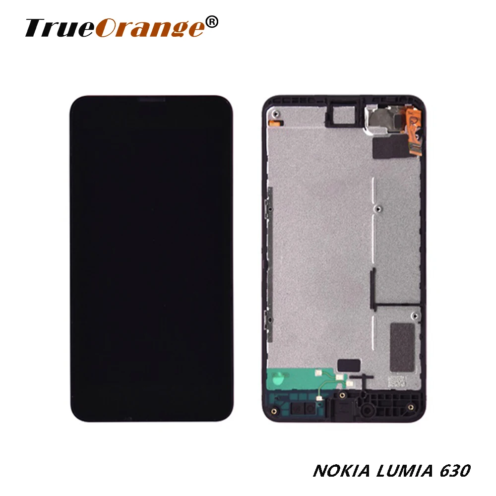 Оригинальный ЖК экран для Nokia Lumia 630 635 и сенсорный дигитайзер с рамкой в сборе