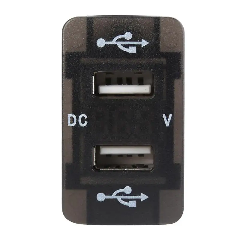 Автомобильное зарядное устройство с двумя USB портами 12 В 24 до 5 4 2 А|Зарядные