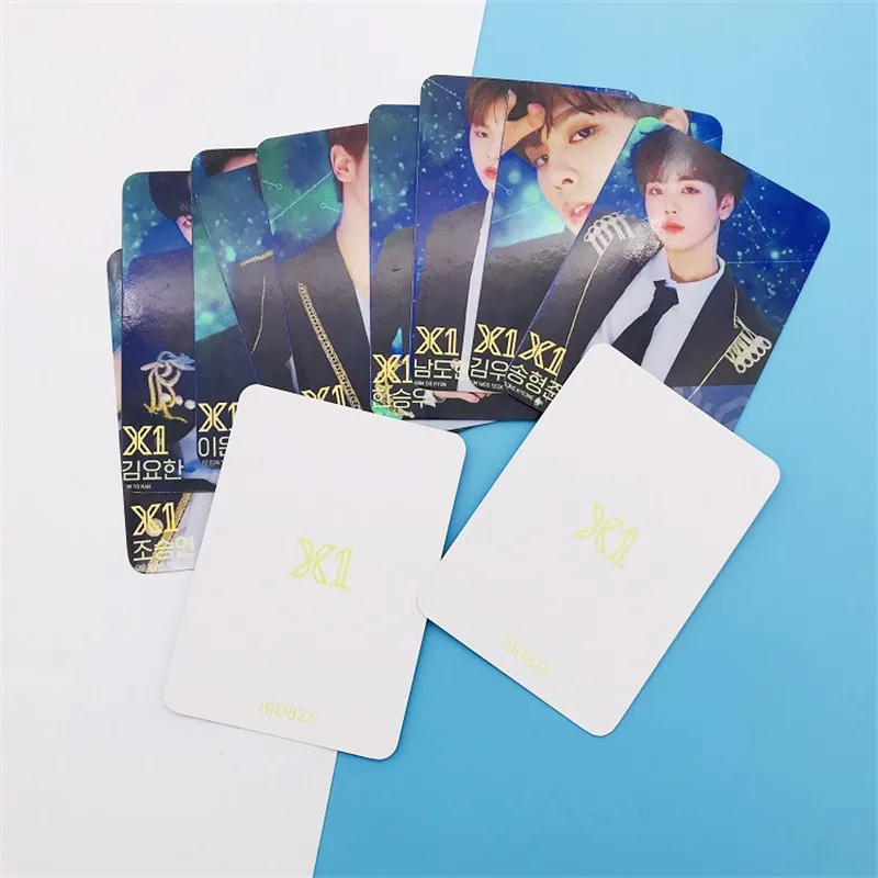 11 шт./компл. двойной стороны Produce101 x1Quantum LEAP X1 премьер-шоу-con Flash Debut LEE EUNSANG Ким Йохан ЛОМО карта фото книга
