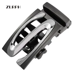 Zlrph famosa marca genuíno masculino cinto cabeça, fivela de cinto, lazer cinto cabeça acessórios negócios fivela automática