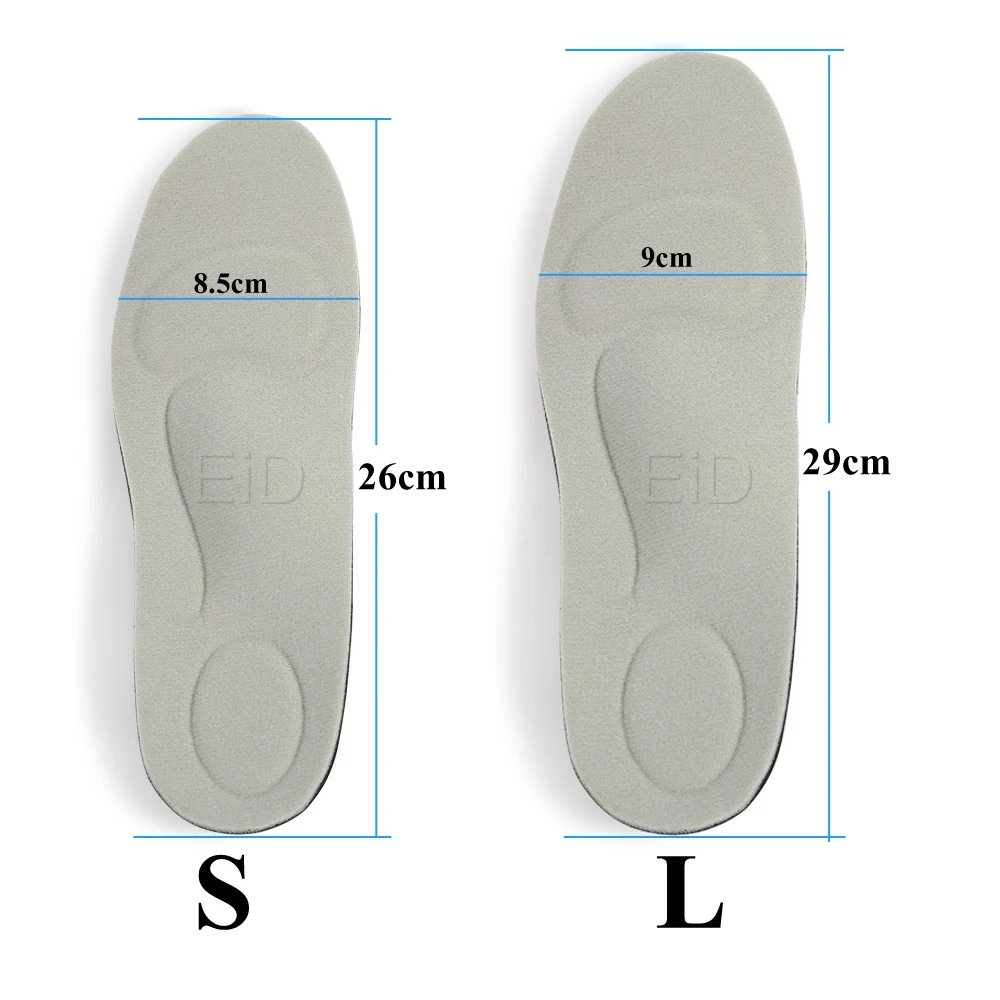 EiD Invisible Height Increase Insole for men women 1.5cm-4.5cm grow taller increase height Shoe Pad heel lift taller Foot Pad