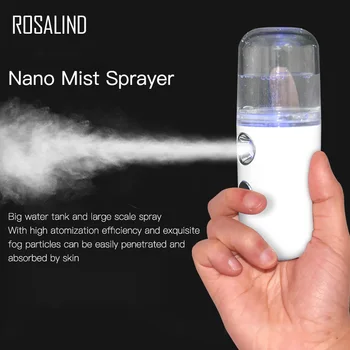 

ROSALIND Spa Face Steamer Nano Mist Sprayer Moisturizing Skin Care Face Salon Instrument Face Spray Mist Thermal Water Machine