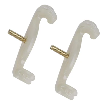 

2Pcs Violin 3/4 and 4/4 Size Violin Adjustable Shoulder Rest Rubber Feet Musical Instruments Violin Accessories