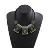 Match-Right Women Necklace Statement Necklaces & Pendants Wood Beads with Fabric Necklace For Women Jewelry MX001 ► Photo 3/6