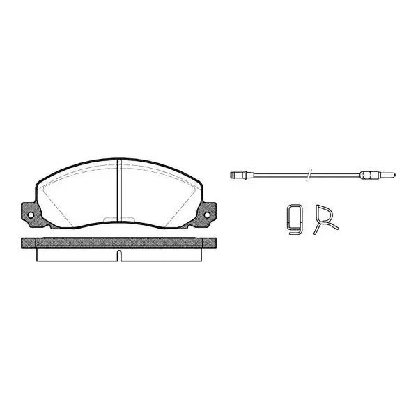Колодки дисковые п.\ Renault Trafic 1.4-2.5D 84-01 REMSA 0202.02