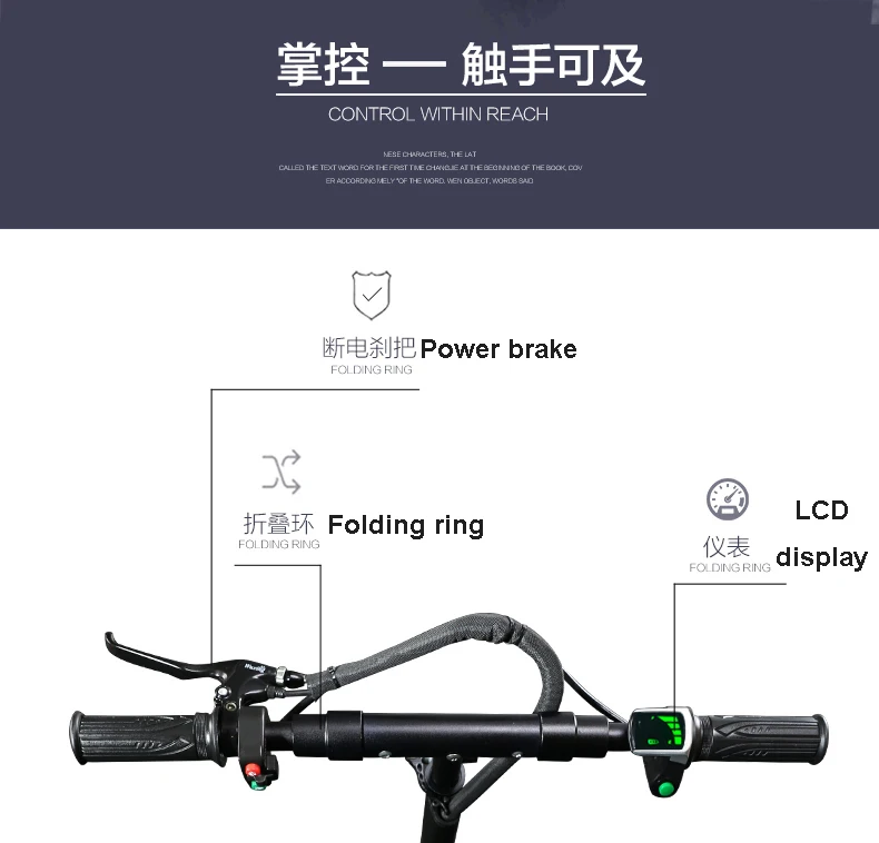 Perfect Daibot Electric Scooter For Kids Electric Scooters 10 inch 36V 250W Folding Electric Skateboard Scooter For Adult With Seat 20