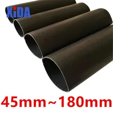 1 mètre 2:1 noir 45mm 50mm 60mm 70mm 80mm 90mm 100mm 120mm 150mm 180mm thermorétractable(China)