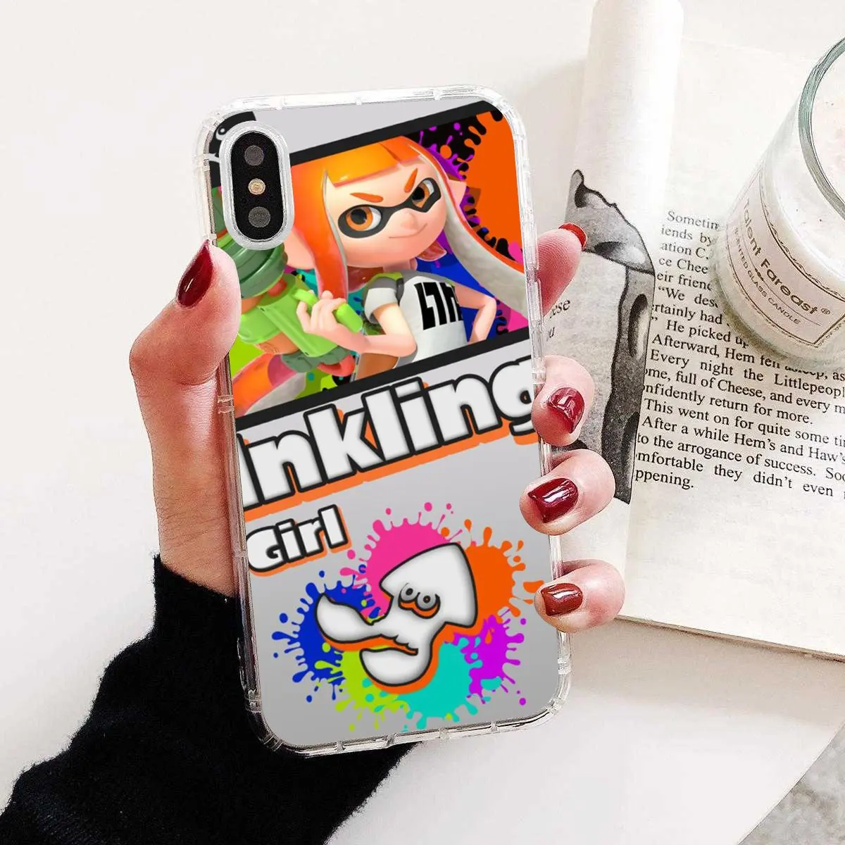Soft TPU Transparent Mobile Phone Cases For Sony Xperia Z5 XZ XA1 XA2 Premium ULTRA 10 X L2 cute art Splatoon 2 | Мобильные телефоны