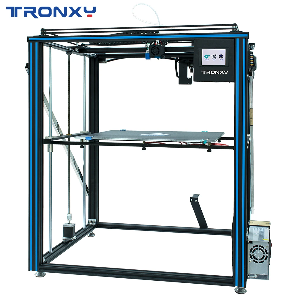 Beste 2019 TRONXY X5SA 500 PRO DIY 3D Printer Groter Formaat Ultra stille Moederbord Breken Detectie Auto Leveling