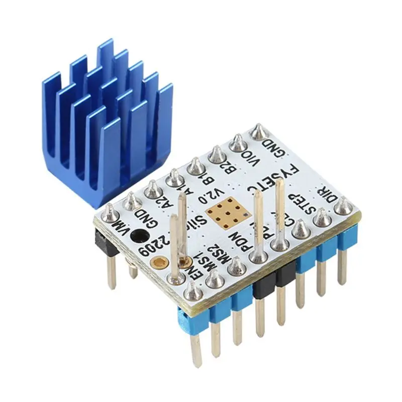 1Set TMC2209V2 1 Stepping Motor Driver Mute 256 Microsteps for 3D Printer Parts E65A 1