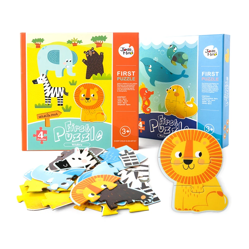 

Children's Large Jigsaw Puzzle Baby Animal Cartoon Early Childhood Jigsaw Puzzle Learning For Children Kids Educational Toysnew