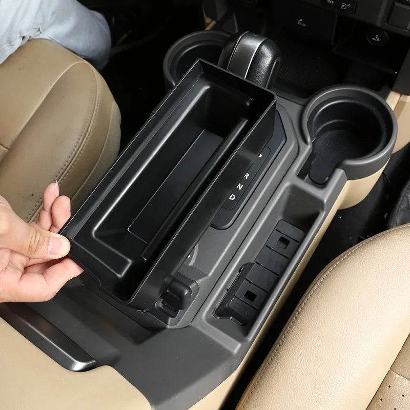 

Автомобильная центральная консоль из АБС-пластика для Land rover Discovery 3 LR3 2004-2009, многофункциональный ящик для хранения, лоток для телефона, авто...