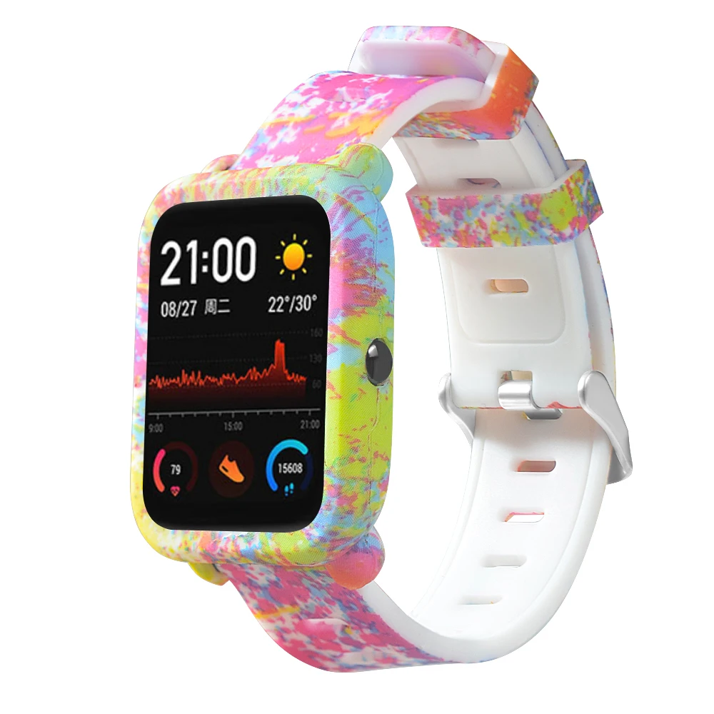 FIFATA Цветной силиконовый сменный ремешок для Huami Amazfit GTS ремешок для часов силиконовый чехол для Amazfit GTS чехол для часов