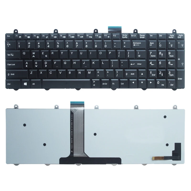 US Backlit Keyboard For Clevo P150EM P170EM P370EM P570WM P170sm P150sm P370sm P375SM P270WM Black Laptop | Компьютеры и офис