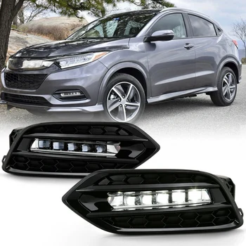 

Car LED Fog Lights Driving Lamps with Wiring Harness & Switch for Honda HR-V HRV 2019-2020