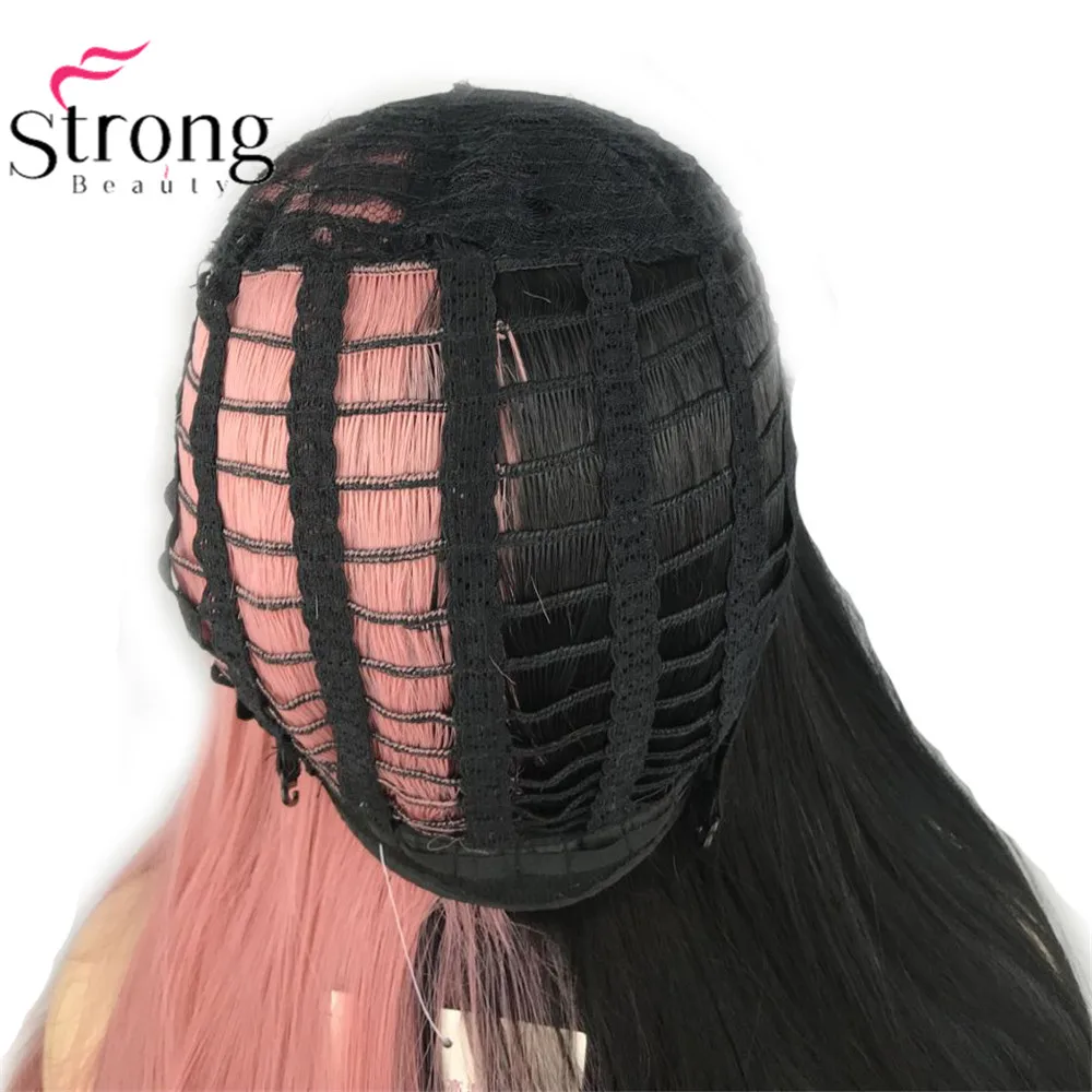 Strongbeauty cosplay peruca longa reta cabelo sintético