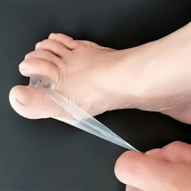 2 шт. силиконовый гелевый для ног разделитель ног большой палец стопы Корректор Для косточки на ноге ортопедическая педикюрная стопа профилактика бурсита регулирующий Массажер для ухода за ногами