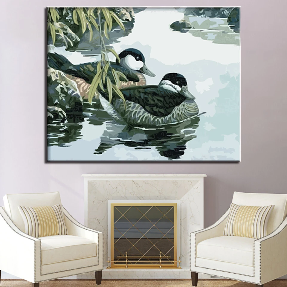 

Honey DIY Painting By Numbers Kits Calligraphy Painting Acrylic Paint By Number For Home Decoration A work of art