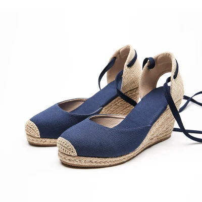 Sandalias De Verano Para Mujer женские босоножки на платформе женские сандалии на танкетке со шнуровкой женские сандалии-гладиаторы - Цвет: as pic