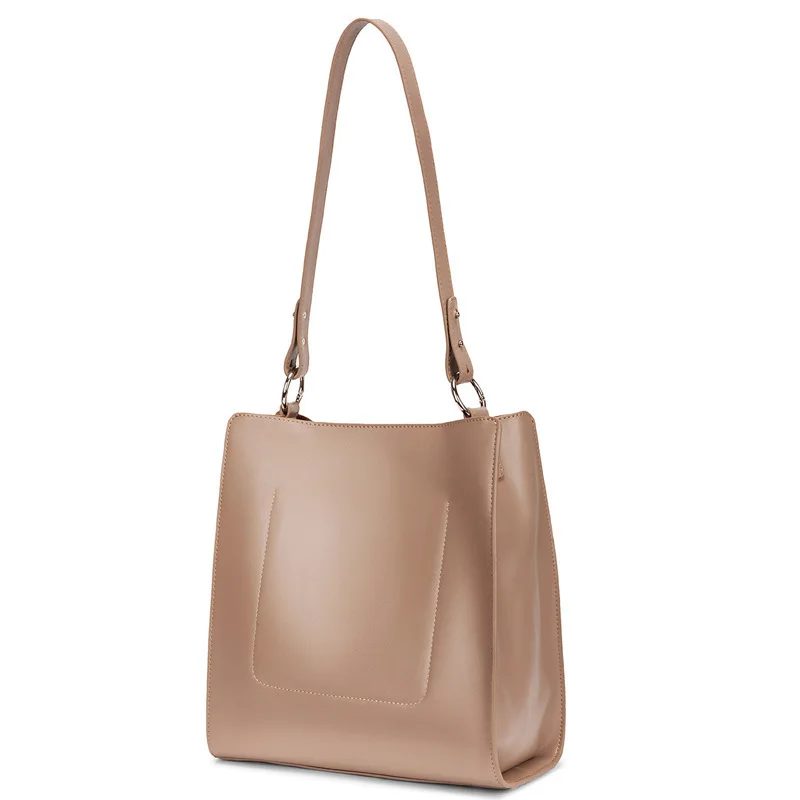 

2019 New Women Messenger Bags Large Size Female Casual Tote Bag Solid Genuine Leather Handbag Shoulder Bag Bolsa Feminina