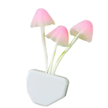 

Led Star Colorful Lotus Leaf Mushroom Lamp Night Light Creative Floodlight For Bedroom Bedside Bathroom