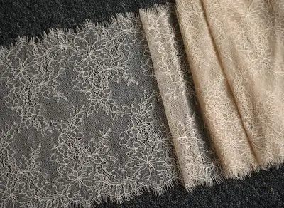 23 см широкие ажурные ресницы кружевной ткани отделка DIY нижнее белье кружева декоративные аксессуары для одежды - Цвет: color 22