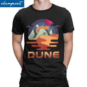 

Dune Vintage Retro Movie Graphic T Shirts for Men Amazing T-Shirt Arrakis Sandworm Science Fiction Tees Gift Idea Clothing