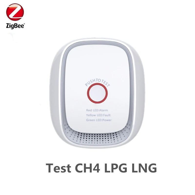 Zigbee3.0 Lpg Gas Natural Gas Detector Compatible With Smartthings
