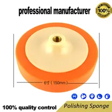 Éponge de haute qualité pour polissage de surface de voiture, 150mm, outils d'angle, pièce à bon prix et livraison rapide partout