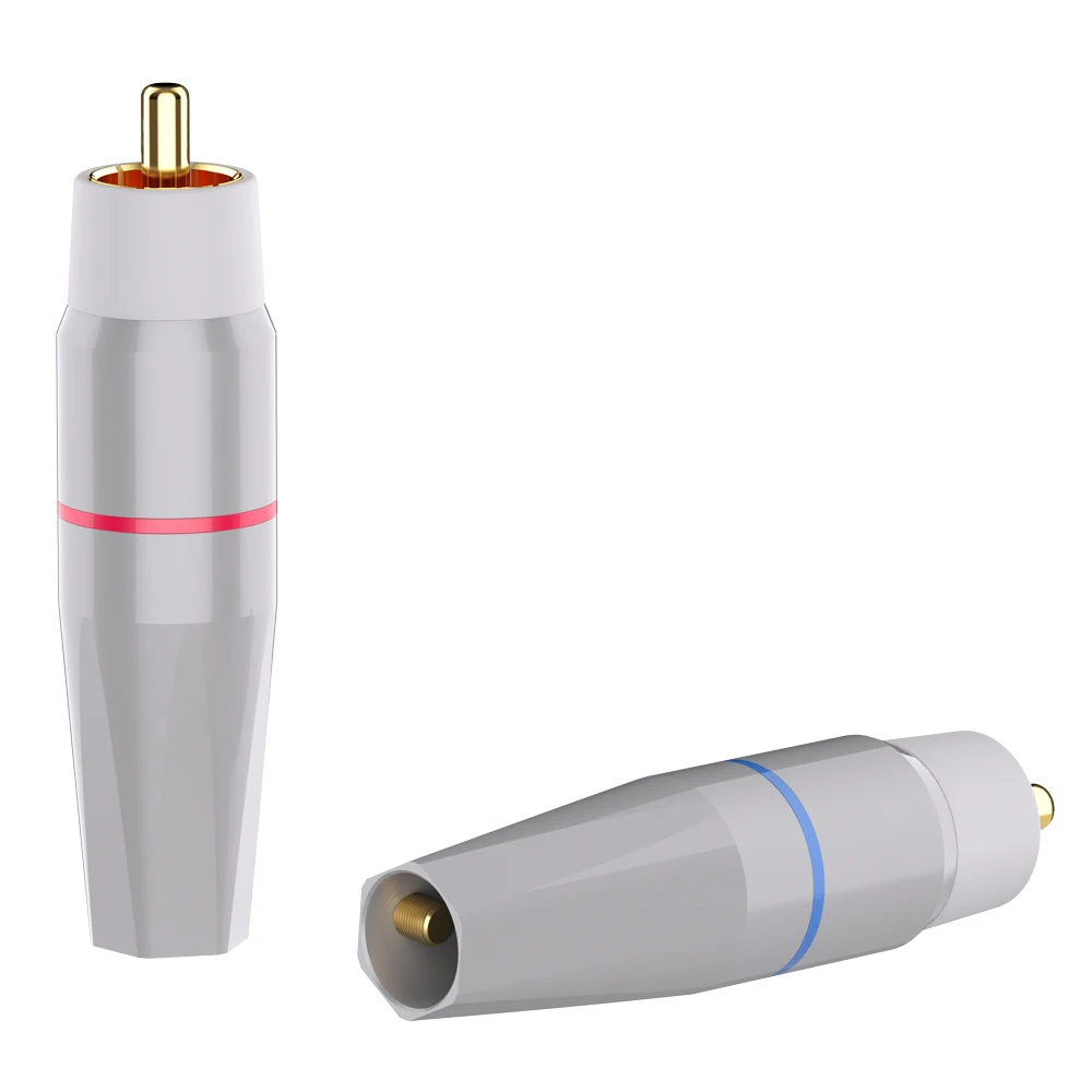 Monosaudio R200 Reines Kupfer RCA Stecker Gold/Rhodiniert Audio Video Adapter Anschlüsse Löten RCA Stecker für AMP – Detail 11