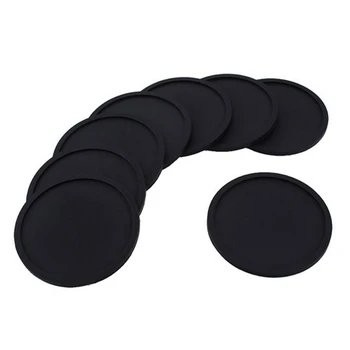 

1Pc Silicone Coffee Placemat Button Coaster Drink Cup Mug Glass Beverage Holder Pad Mat Home coasters Kitchen Table Decor