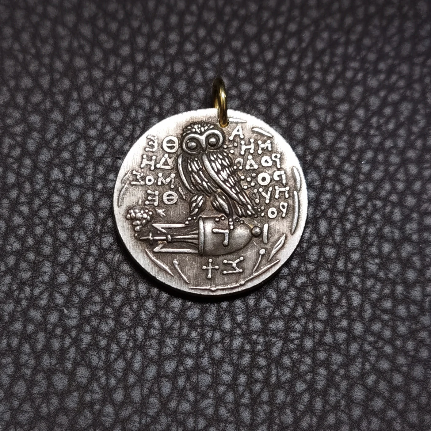 코인반지 실반지 애끼반지 그리스 아테나 고대 올빼미 동전 실버 도금 골동품 동물 오래 된 복사 반지 공예 - G마켓 모바일