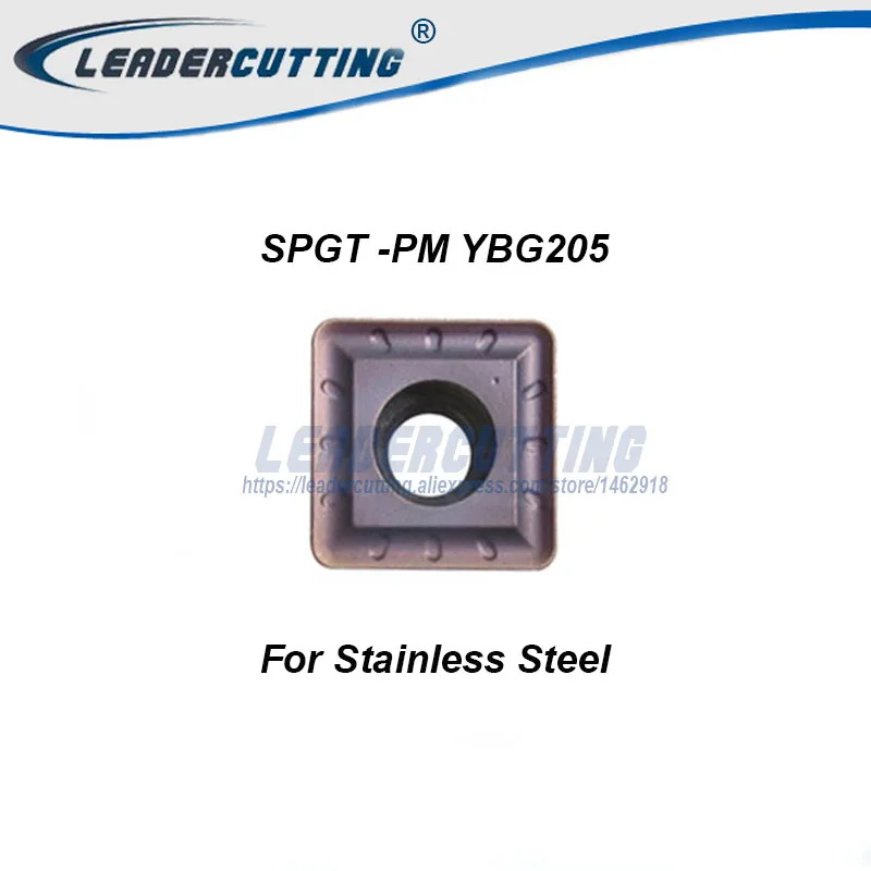 SPGT050204/060204/07T308/090408/110408/140512-PM YBG212 YBG205 * 10 шт. ZCC U карбидные вставки для дрели 2D/3D/4D U-drill