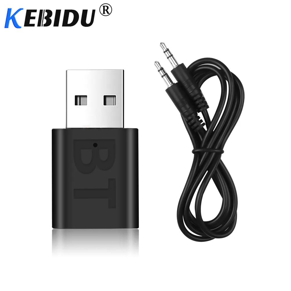 Адаптер Kebidu беспроводной USB Bluetooth для аудиоприемника автомобильный музыкальный