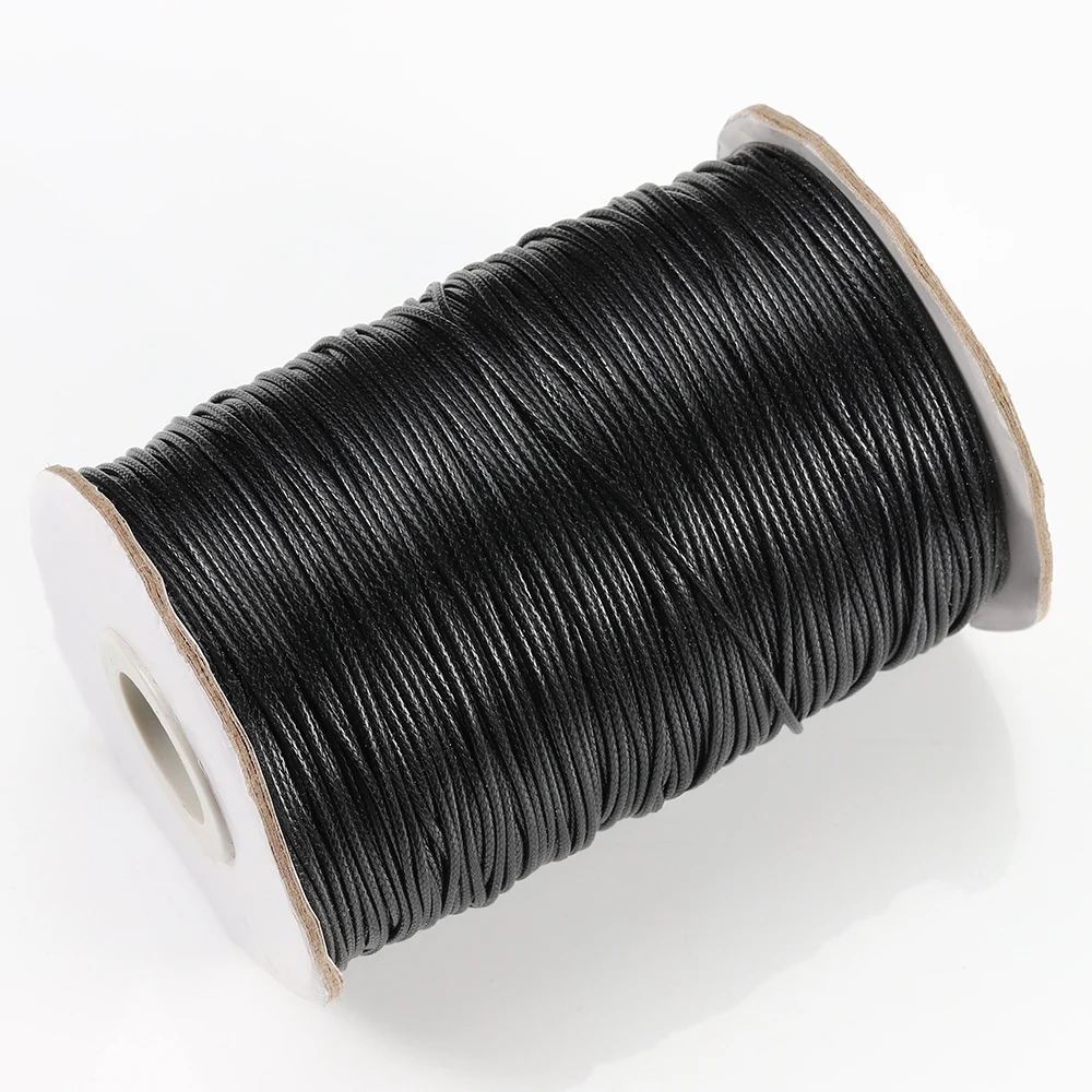 Black Waxed Cord Roll 3
