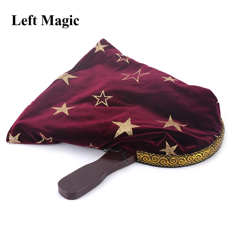 디럭스 체인지 백, 반복 지퍼, 대형, 별, 이중층, 마술 트릭, 무대 기믹, 착시 코미디, 등장 제품 가방, Magia