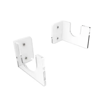 

2pcs/set Baseball Bat Holder Home Stand Wall Mounted Shelf Horizontal Display Shop Accessories Softball Acrylic Transparent