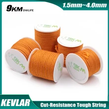 Fil tressé polyvalent en Kevlar, corde de ligne pour cerf volant, haute résistance, modèle de fusée, accessoires de pêche de survie en vol