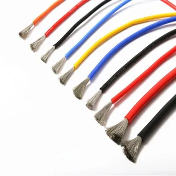 

RC Heat-resistant cable wire Soft silicone wire 6AWG7AWG8AWG10AWG12AWG14AWG16AWG18AWG high temperature 200 °cold-resistant -60 °